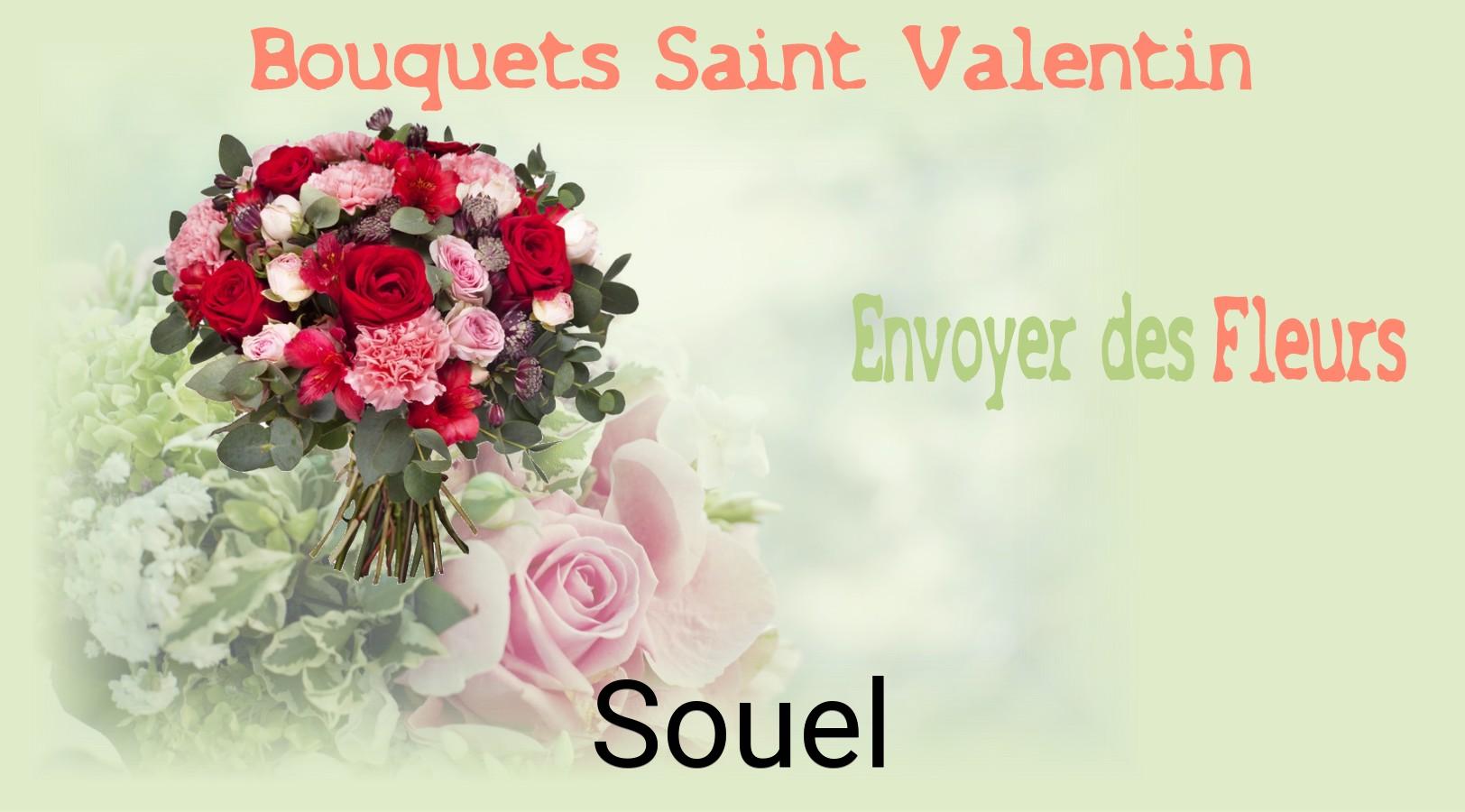 Roses de Saint-Valentin livrées à Souel